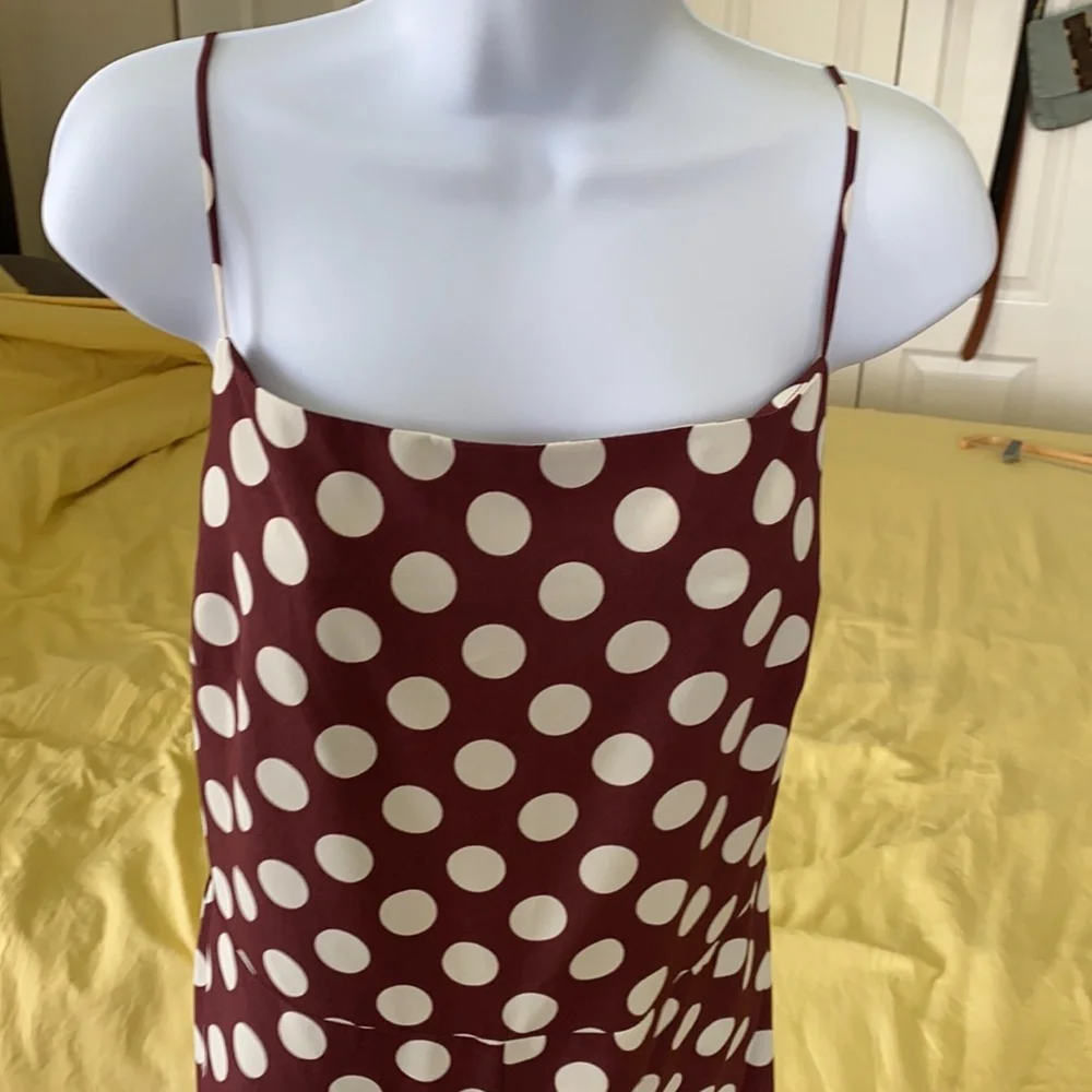 White polkadot romper with open tie back - Picture 7 of 16